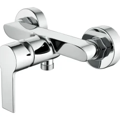 Duscharmatur Arles chrom 1/2"-Brauseanschluss inkl S-Anschlüssen und Rosetten*Basic New