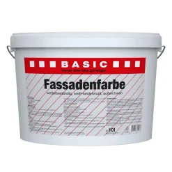 Basic Fassadenfarbe 10 L seidenmatt weiß