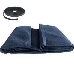 Fliegengitter schwarz 130 x 150 cm*Basic Online