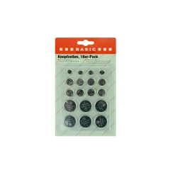 Knopfzellen 18er-Pack Alkaline und Lithium^Basic Hot
