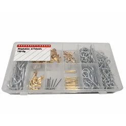 Basic Ringhaken- und Fotoset 188 teilig Stahl VZ5-50 mm