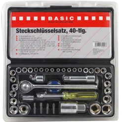 Basic Steckschlüssel-Satz 40-teilig