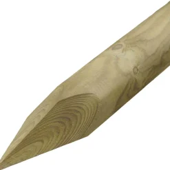 Baumpfahl 6,5 x 200 cm gefräst gespitzt^ Discount