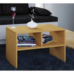 VCM Beistelltisch Nachto Buche/weiß