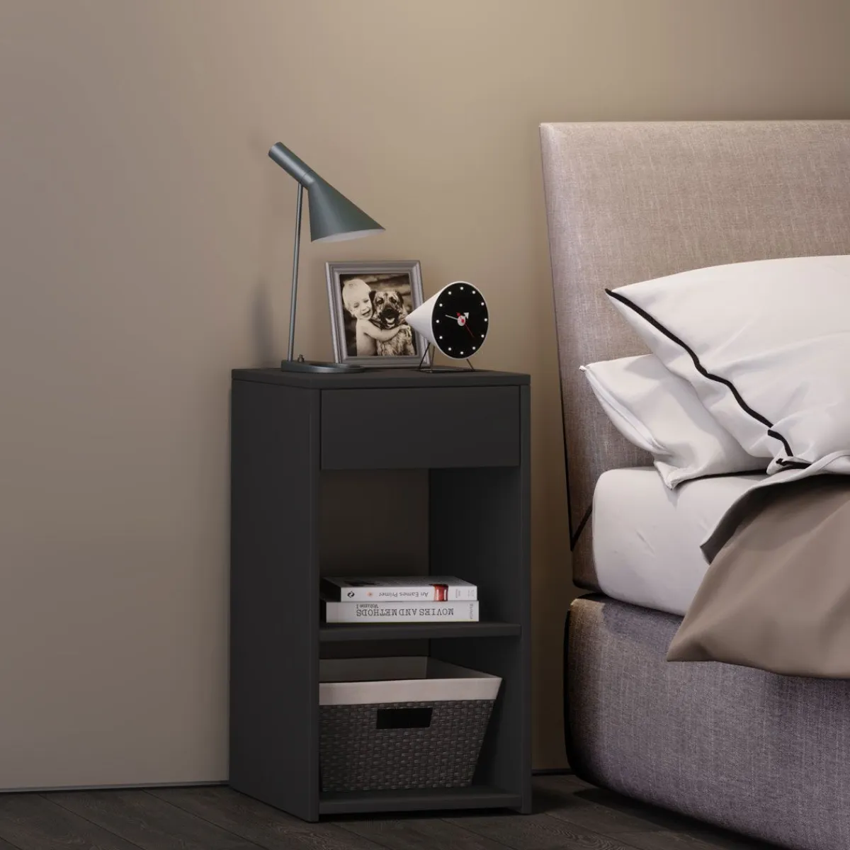 Beistelltisch Sledo Maxi schwarz^VCM Clearance