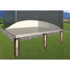 Biohort Erdschrauben-Fundament für Geräteschrank 90