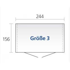 Gerätehaus Europa Größe 3 dunkelgrün^Biohort Best