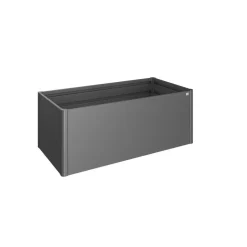 Hochbeet 2 x 1 dunkelgrau-metallic*Biohort Hot