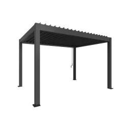 Pergola Gr. 4 x 3 dunkelgrau-metallic^Biohort Discount