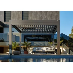 Pergola Gr. 4 x 3 dunkelgrau-metallic^Biohort Discount
