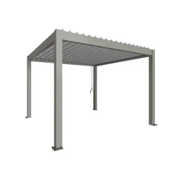 Biohort Pergola Gr. 3,5 x 3,5 quarzgrau/silber-metallic