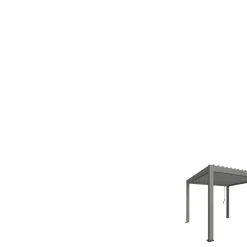 Biohort Pergola Gr. 3 x 3,5 quarzgrau/silber-metallic