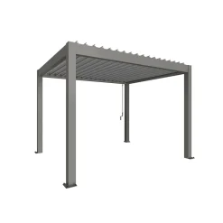 Biohort Pergola Gr. 3,5 x 3 quarzgrau/silber-metallic
