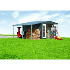 Biohort Seitendach zu Europa Größe 4/5 quarzgrau