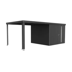 Seitendach zu Gerätehaus Neo Gr. 3A/3B/3C/3D dunkelgrau-metallic^Biohort Outlet