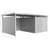 Seitenwand für Seitendach zu Gerätehaus HighLine H5 silber-metallic*Biohort Clearance