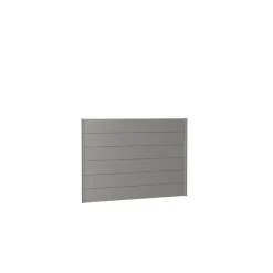 Biohort Wandpaneel für Sichtschutz ohne Acrylglas 200x135 quarzgrau-metallic