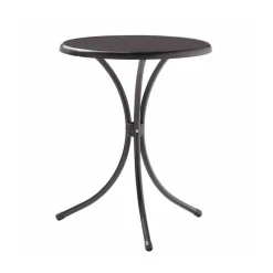 Bistrotisch mit Dekorplatte 60 x 72 cm eisengrau* Best