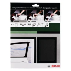 DIY Handschleif-Set 230 x 280 mm 2xK240K400K600 4- teilig schwarz^Bosch Online