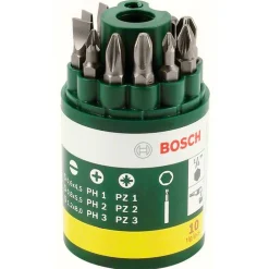 Schrauberbit-Set Runddose 10-teilig^Bosch Best