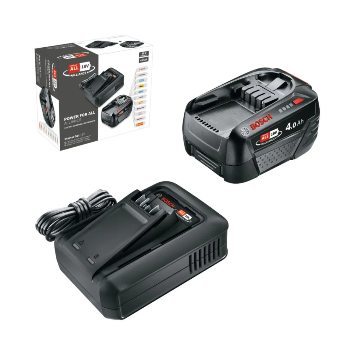 Akku Starter-Set 18V, 4,0 Ah Akku Ladegerät 18V-44^Bosch New