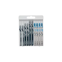 Bosch Professional 10 teilig Stichsägeblatt-Set Basic for Metal and Wood