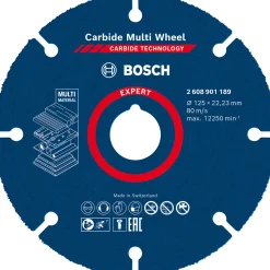 Bosch Professional Expert Carbide Multi Wheel Trennscheibe 125 mm 22,23 mm