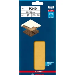 Expert C470 Schleifpapier mit 8 Löchern für Schwingschleifer 93 x 186 mm G 240 10- teilig^Bosch Professional Sale
