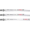 Bosch Professional Expert Hardwood 2-side clean Stichsägeblatt-Set 2- teilig T308BF/BFP