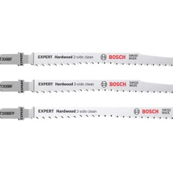 Bosch Professional Expert Hardwood 2-side clean Stichsägeblatt-Set 2- teilig T308BF/BFP