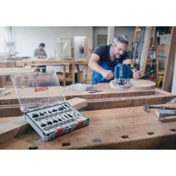 Rand- und Kantenfräse-Set GKF 12V 6-teilig^Bosch Professional Best