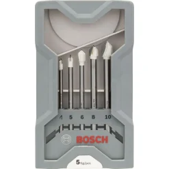 Bosch Professional 5-teiliges CYL-9 Ceramic Fliesenbohrer-Set 4–10 mm