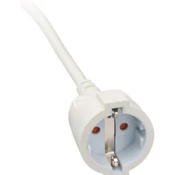 Brennenstuhl Qualitäts-Kunststoff-Verlängerungskabel mit Flachstecker 1000 cm weiß