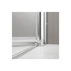 Drehfalttür Elana Komfort 4-teilig für Nische alu chromeffekt Klarglas 1400 mm*Breuer Discount