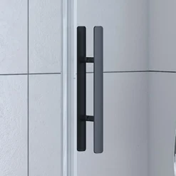 Drehtür Europa Design für Nische Anschlag rechts schwarz matt Intima 1000 mm*Breuer Sale