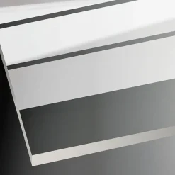 Breuer Drehtür für Seitenwand Anschlag links schwarz matt Lines 1000 mm