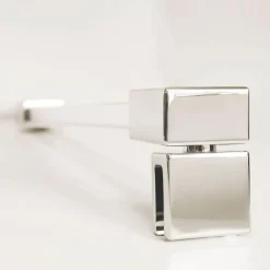 Breuer Eckeinstieg Avanta Drehtür 4-teilig alu chromeffekt Terrazzo 800/750 mm