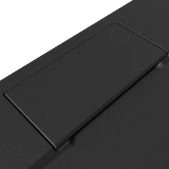 Breuer QUICK72 Duschwanne Lite Line Steinoptik anthrazitgrau 900x1600 mm