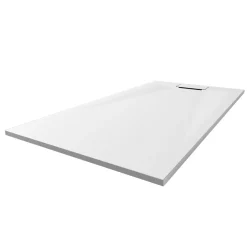 QUICK72 Duschwanne Lite Line Steinoptik weiß 800x1200 mm^Breuer Discount