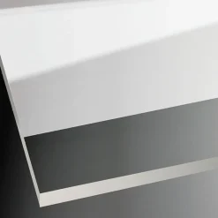 Seitenwand Panorama für Drehfalttür Anschlag links alu chromeffekt Intima 750 mm*Breuer Sale