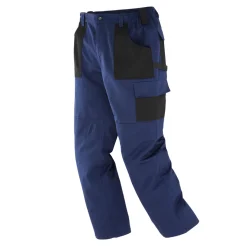 Bridge Work Arbeitshose dunkelblau-schwarz Größe S