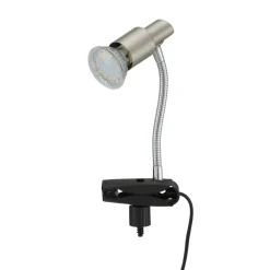 LED-Klemmleuchte Simple silber^Briloner Discount