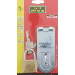 Schloss-Set 222/40 mit Überfalle PCC 120^Burg Wächter