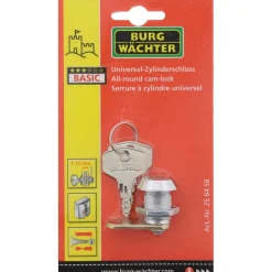 Burg Wächter Universalzylinder ZS 84 Ã˜ 16,2 mm vernickelt