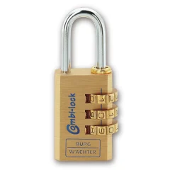 Zahlen-Vorhängeschloss Combi 80 54,2 22,5 x 54,2 x 13,3 Messing 22,5 x 54,2 x 13,3*Burg Wächter Online