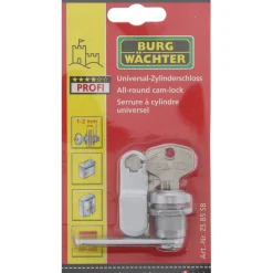 Zylinder DOM-K ZS 85 23 x 23 mm vernickelt^Burg Wächter Hot