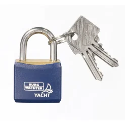 Burg Wächter Zylinder-Vorhängeschloss 460 Ni 51,1 30 x 51,1 x 16,2 blau