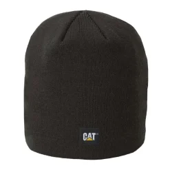 CAT Strickmütze Logo Knit fein schwarz