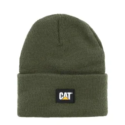 Strickmütze Label Cuff oliv^CAT Discount