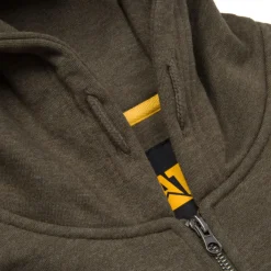 CAT Zip Hoodie Banner oliv Gr. XL
